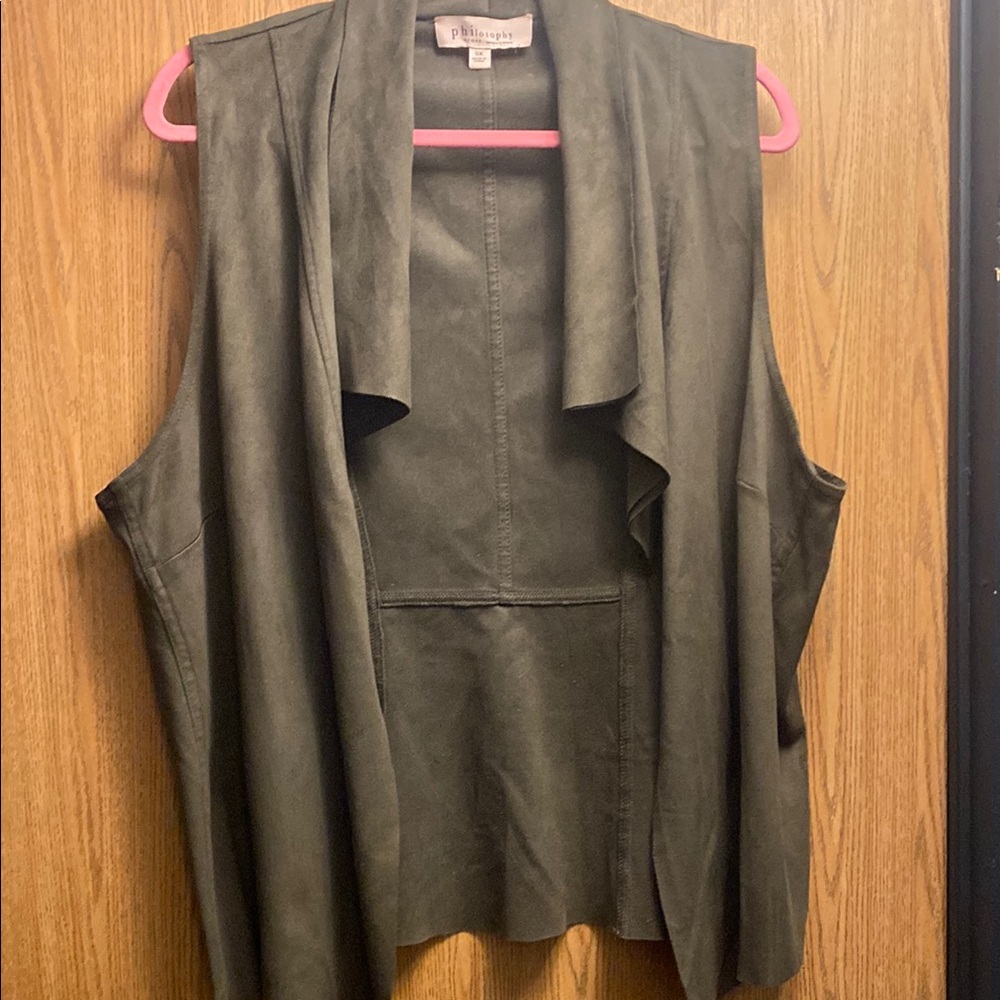 Philosophy Olive Green Women's Vest